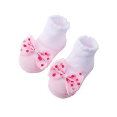 Baby Girl Bowknot Flower Socks 0-24 Months