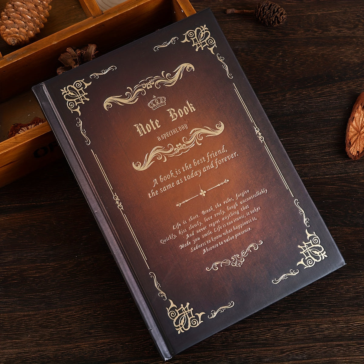 Retro Magic Clerk Book 120 Sheets 141x207mm British Style Inner Pages