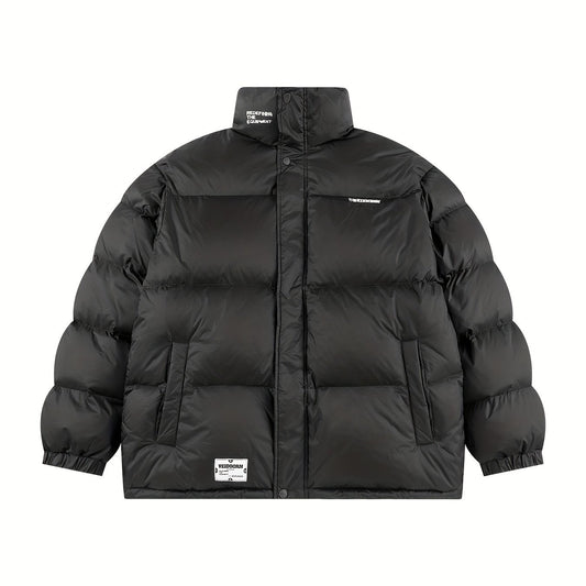 Men's Winter Jacket Stand Collar Padded Coat