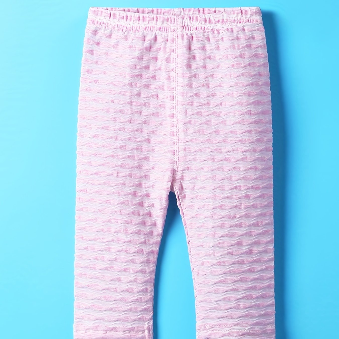 Girls Striped Crop Pants Comfort Fit Capris