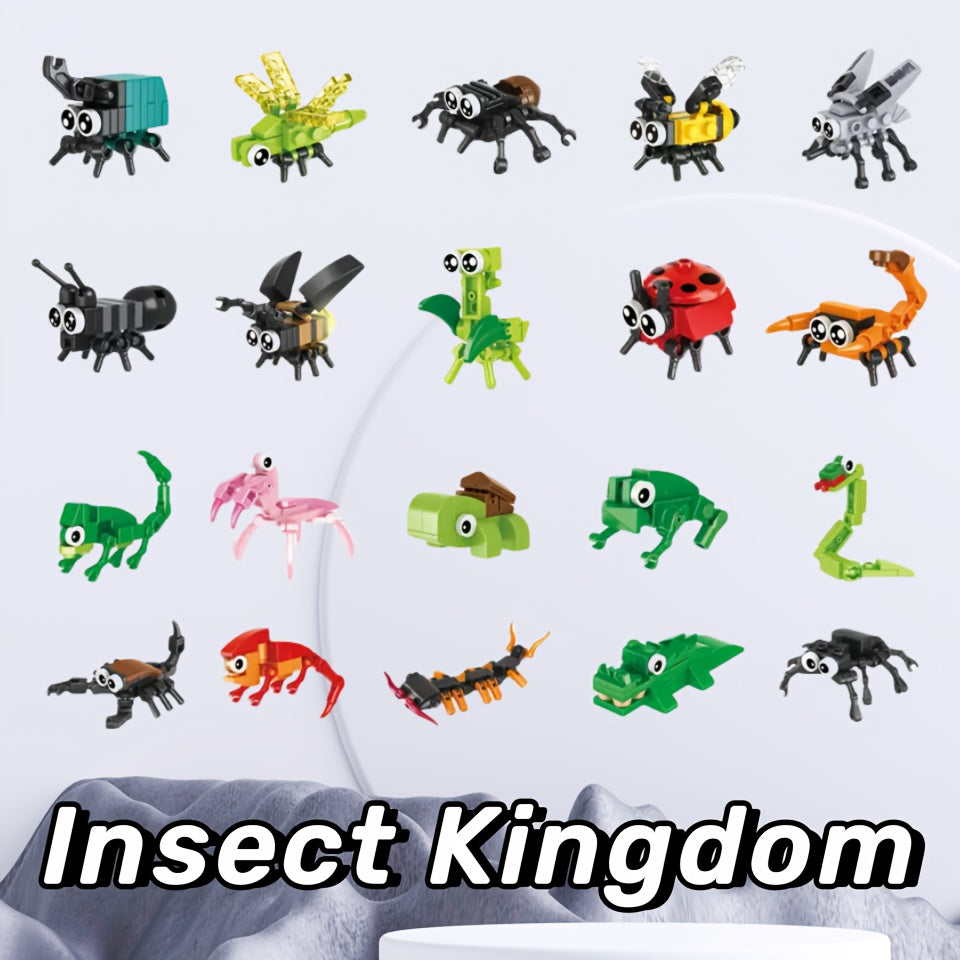 20pcs Insect Building Blocks Set for Young People