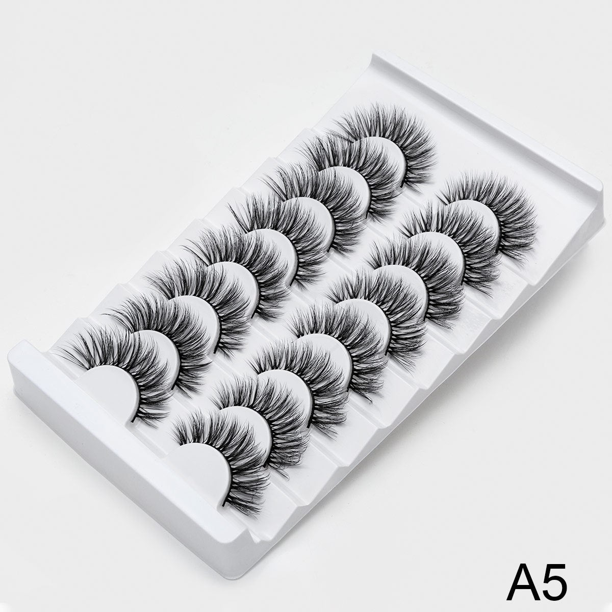 8 Pairs 3D Mink False Eyelashes Fluffy Wispy Lashes Faux Mink Natural Look