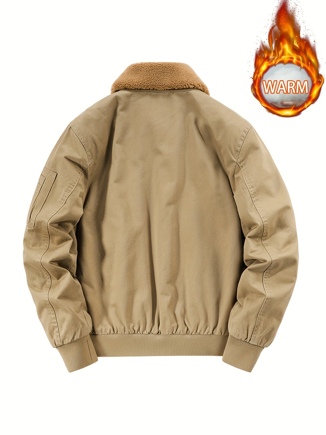 Men's Waterproof & Windproof Jacket With Detachable Lining