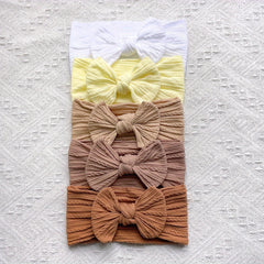 Kids Elastic Headband Bow Soft Skin Friendly