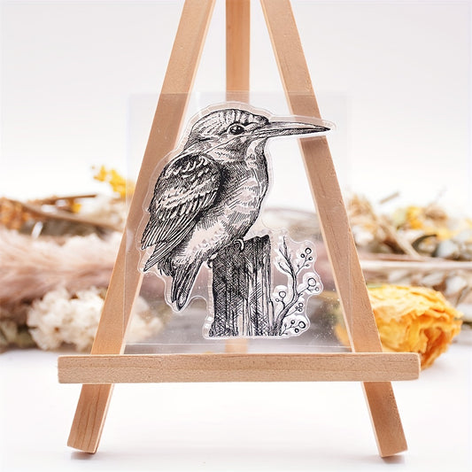 Bird Background Transparent Stamp