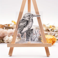 Bird Background Transparent Stamp