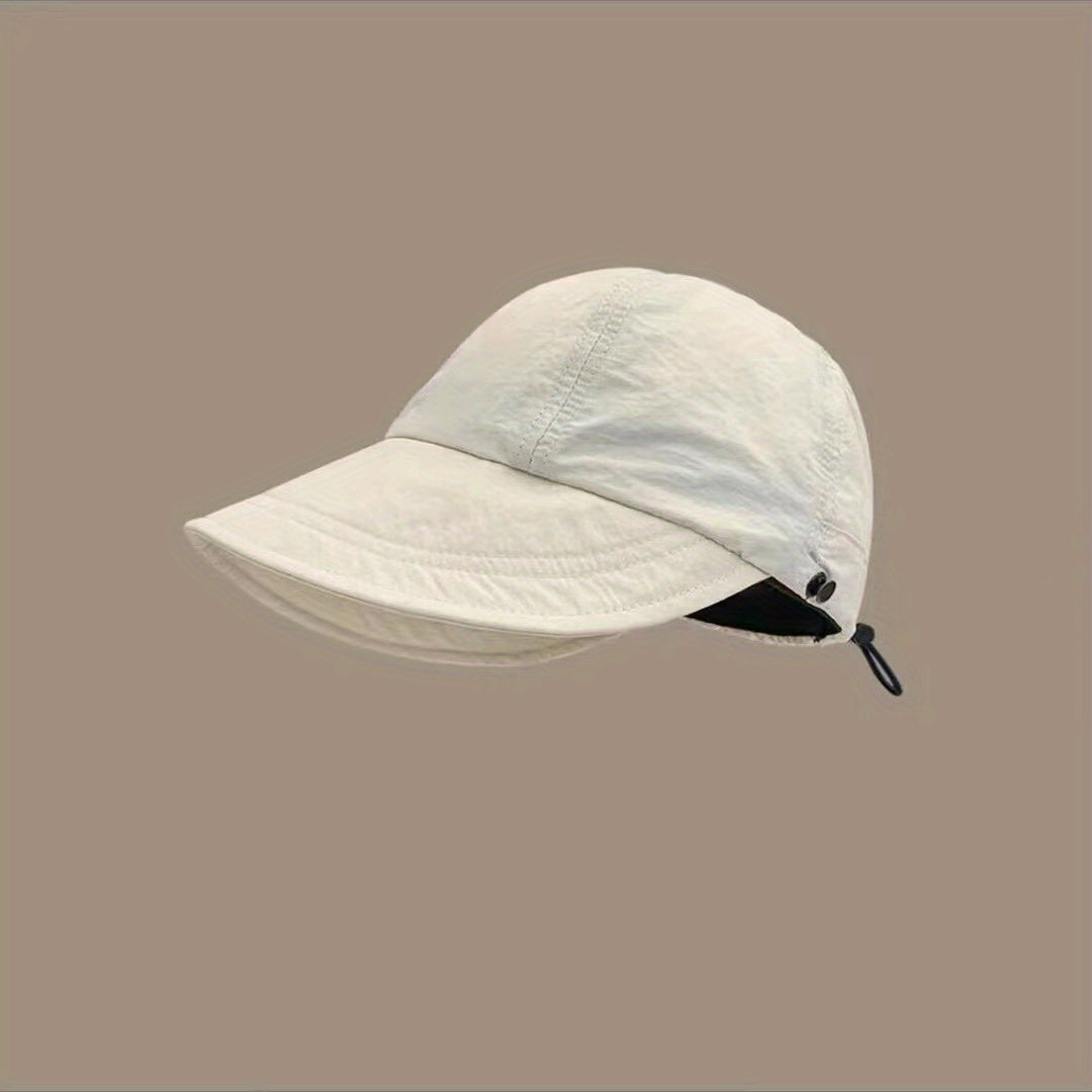 Hangable Mask Quick Drying Peaked Cap