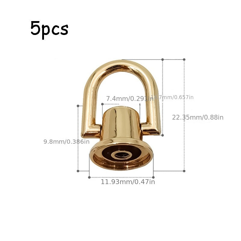 5pcs Purse Bag Wallet Buckles DIY Repair Kit
