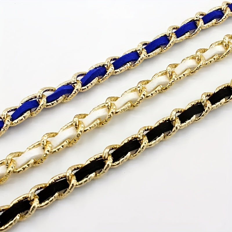 Golden Braided Waist Chain Faux Pearl Pendant for Women
