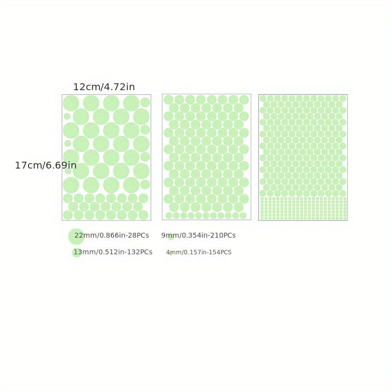 Luminous Pentagram Wall Stickers