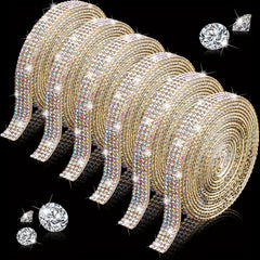 Rhinestone Ribbon Self Adhesive Bling Roll for Crafts Wedding Party Deco