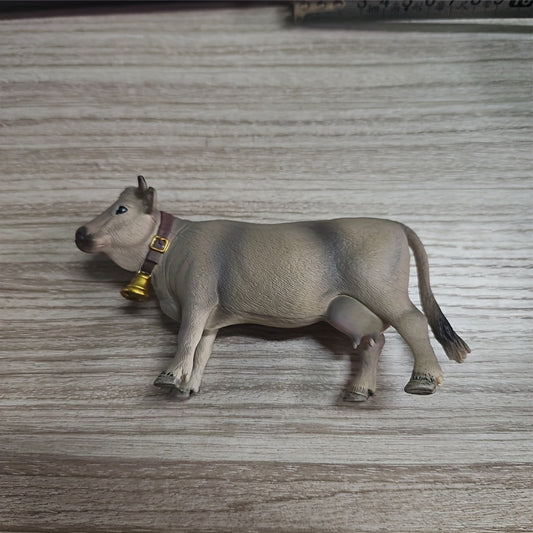 Farm World Animal Figurine Farm Toys for Birthday Gift Braunvieh Cow