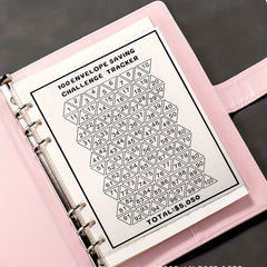 100 Envelope Challenge Binder for Easy Saving
