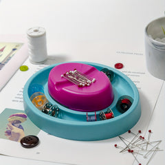 Oval Silicone Ring Bobbin Storage Box Sewing Tool