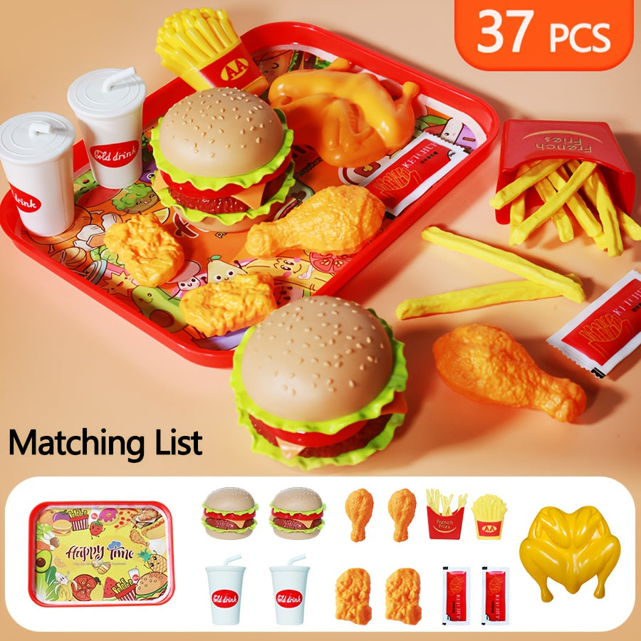Hamburger Meal Toy for Kids