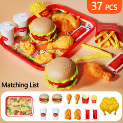 Hamburger Meal Toy for Kids