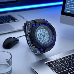 Waterproof Digital Watch with Alarm Stopwatch