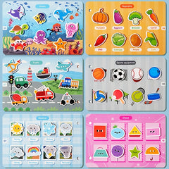 Interactive Reusable Quiet Book for Learning