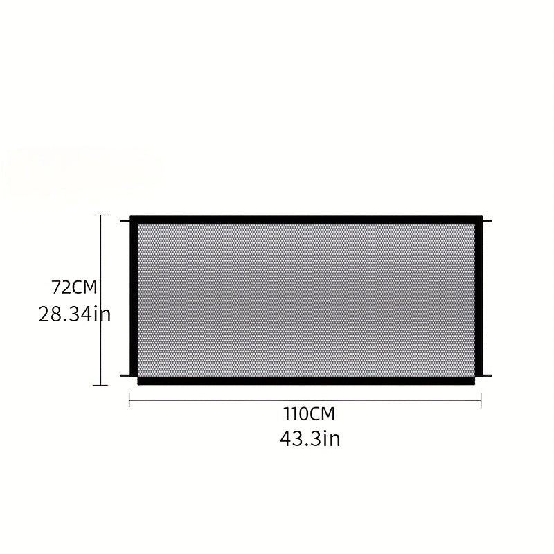 Portable Mesh Baby & Pet Gate for Stairs Doorways Indoors Outdoors