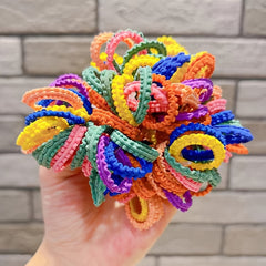 Colorful Hair Ties Elastic Bands for Baby Girls