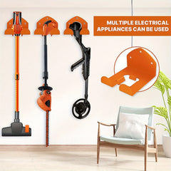2pcs Wall Mounted Hook Rack Garden Trimmer Rack Anti-rust Stable