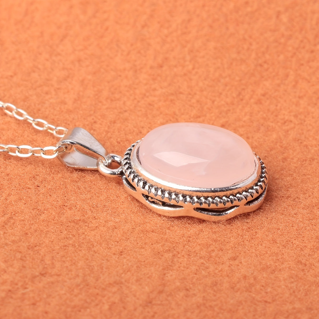 Vintage Gemstone Pendant Necklace Jewelry
