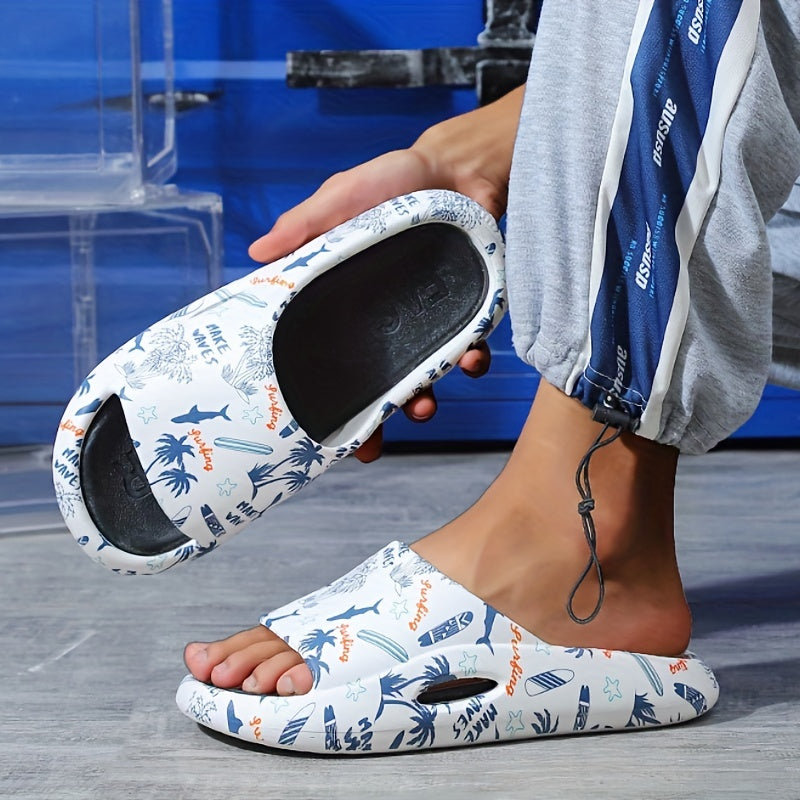 Coconut Tree Pattern Platform Slides