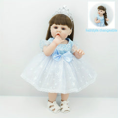 22 Inch Reborn Doll Princess Elsa with Crown