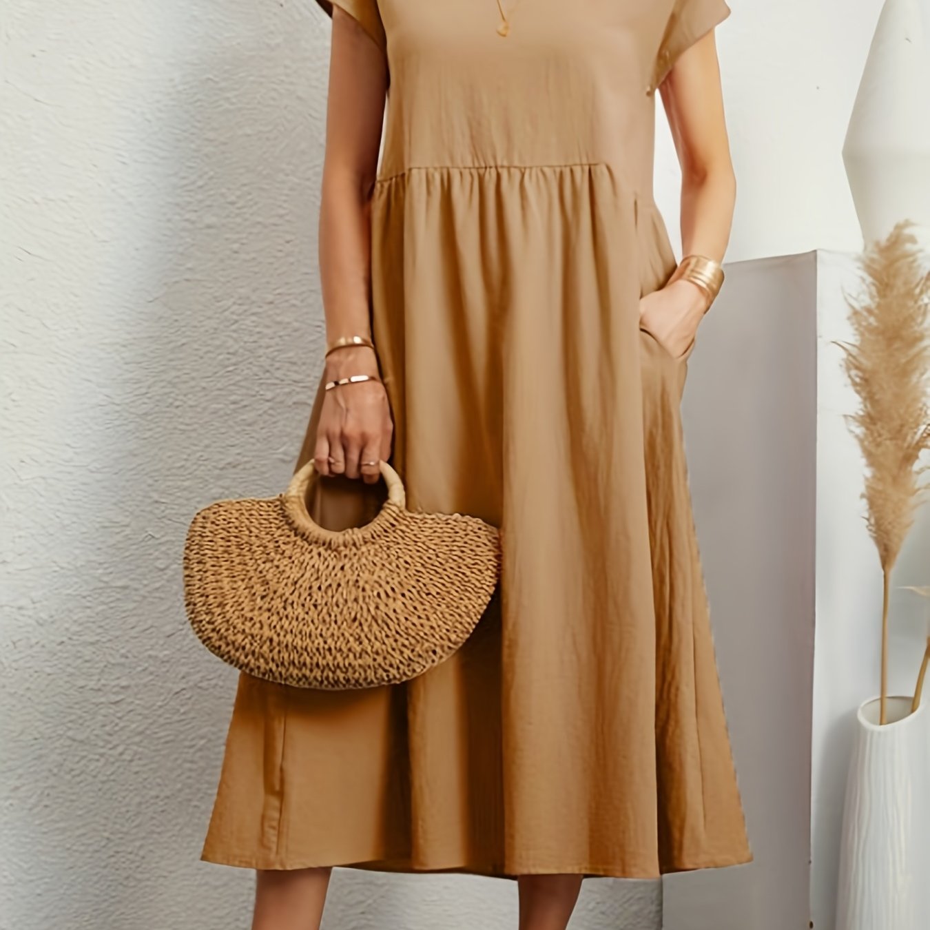  Casual Maxi Dress With Pockets