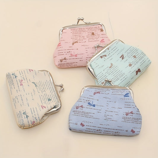 Girls Butterfly Coin Purse Bag Key Bag Birthday Gift Hasp Money Bags Wallet