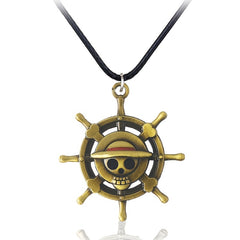Anime Skeleton Pendant Necklace Pirates Cosplay Gift For Anime Fans