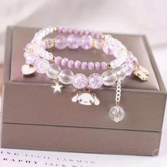 Children Cartoon Crystal Bracelet Girl Students Holiday