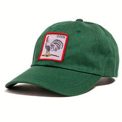 Animal Embroidery Sun Protection Baseball Cap