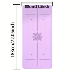 TPE Eco-Friendly Fitness Mat Double Layer Yoga Training Dancing Equipment