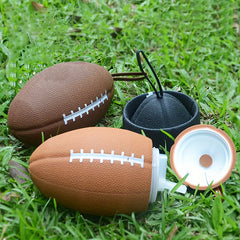 Foldable Rugby Shape Water Cup 750ml Collapsible Bottle