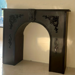 1pc PU French Corner Flower Plaster Decorative Background Wall Decal