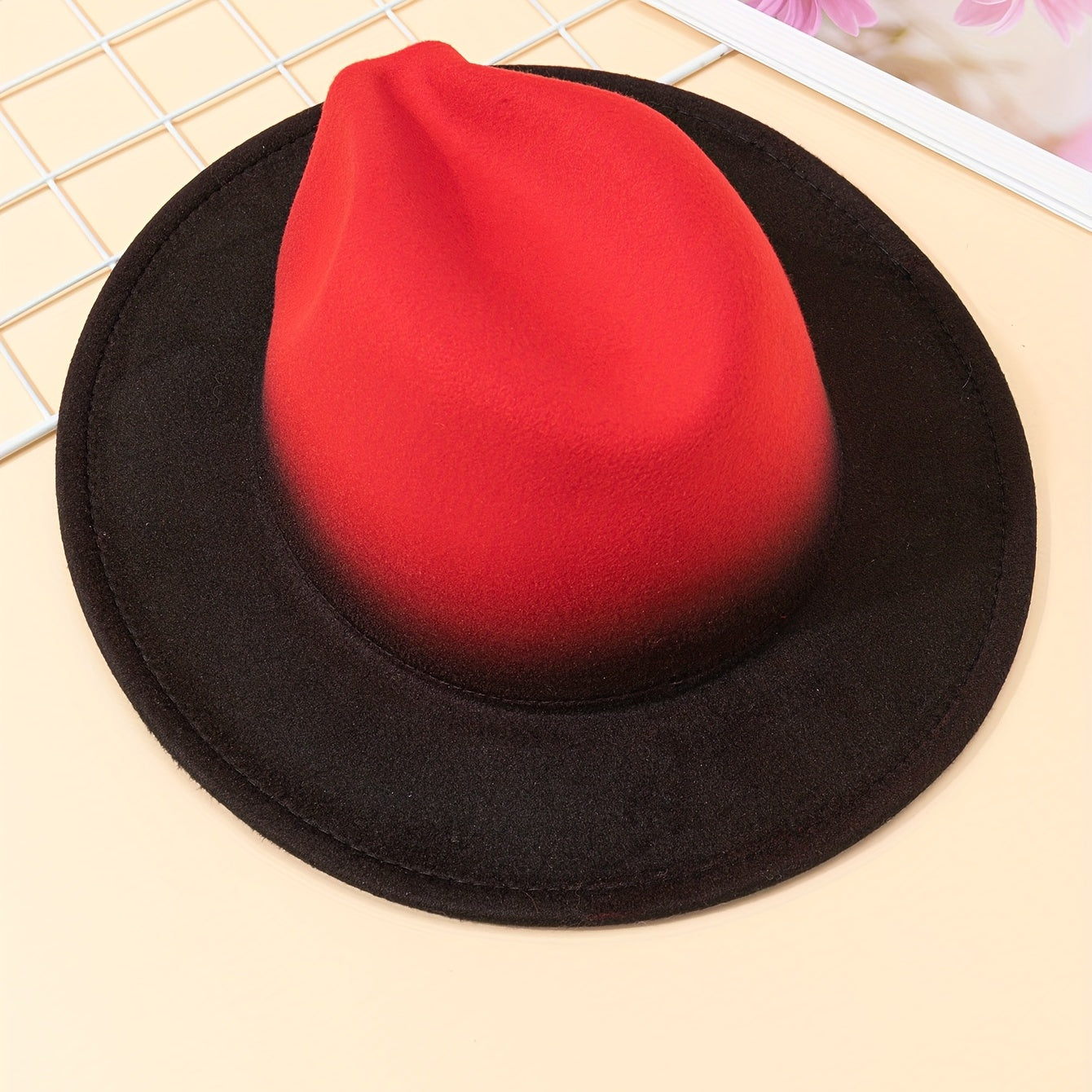 Men's Adjustable Felt Hat Warm and Cold Resistant