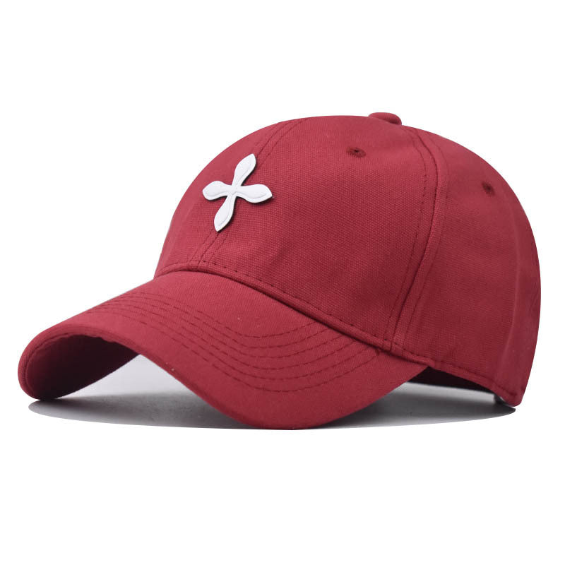 Cross Patch Baseball Cap Candy Casual Sun Hat Unisex Adjustable Sports Dad Hats