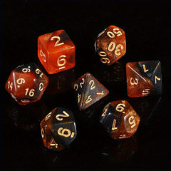 7pcs Starry Sky Milky Way Dice Set for Table Game