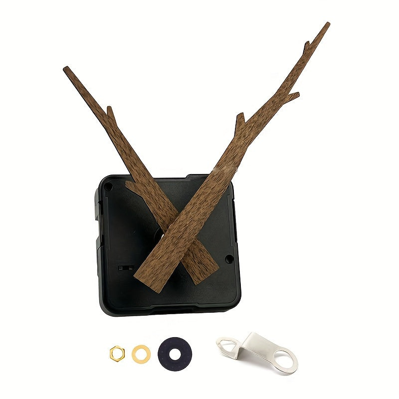 Wall Clock Movement with Walnut Clock Hands