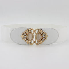 Women's Jeweled Elastic High Waist Belt for Casual Party