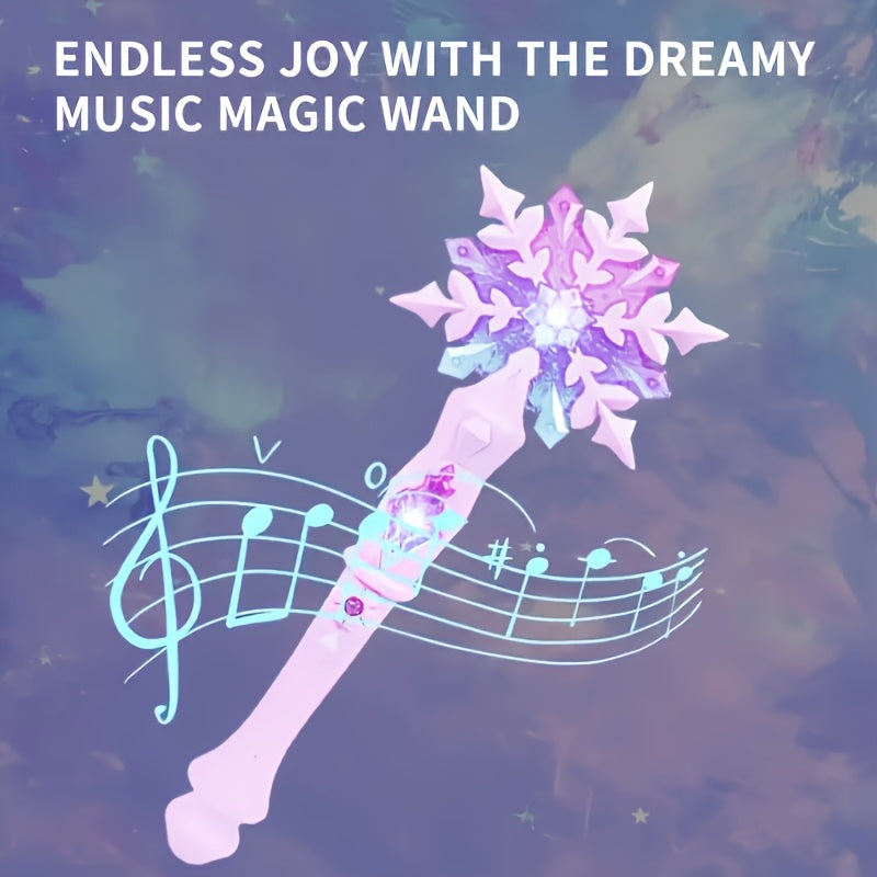 Interactive Princess Wand with Sound and Light Effects Sky Purple