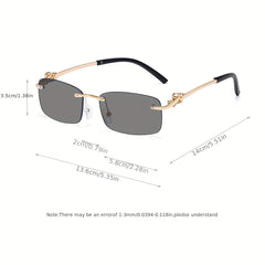 Square Lens Retro Sunglasses UV Protection Glasses
