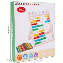 Wooden Math Abacus for Kids Classroom Learning