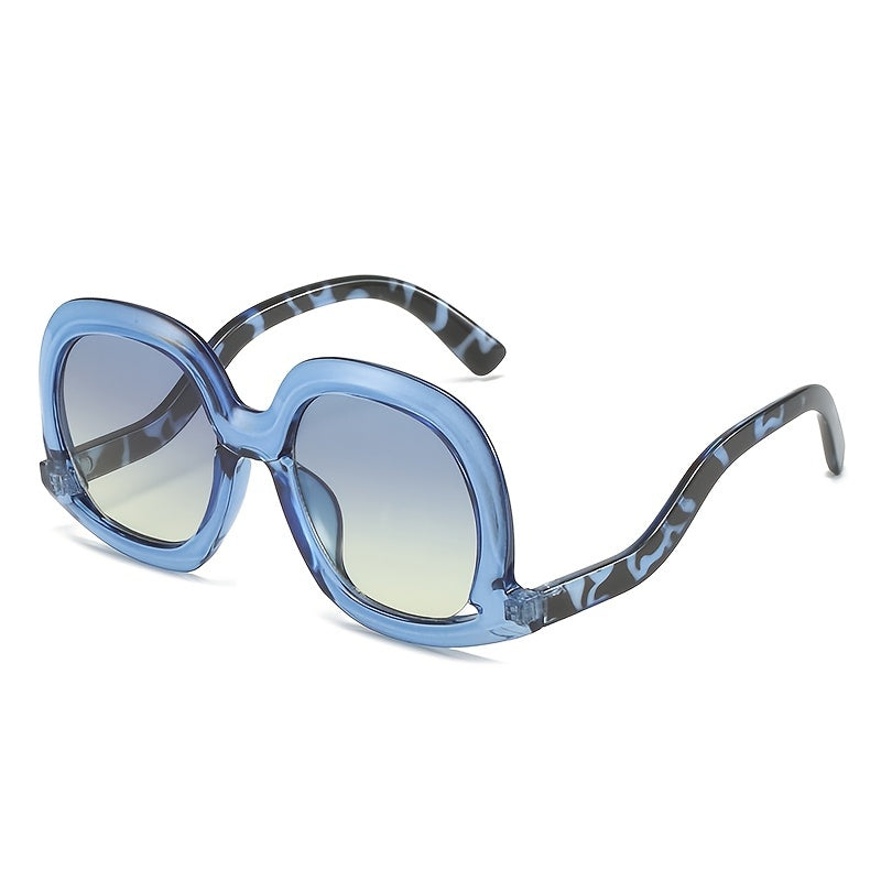 Y2K Thick Frame Sunglasses Gradient Eyeglasses