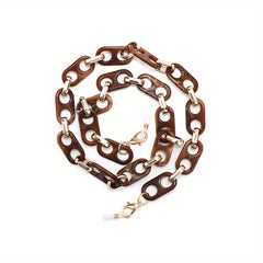 Acrylic Glasses Chain Retro Anti Slip Stylish Face Covering Eyewear Retainer