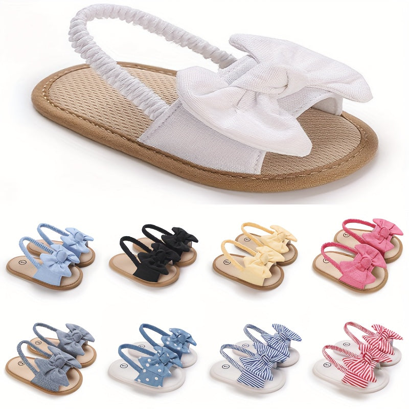 Bowknot Breathable Open Toe Sandals for Baby Girls