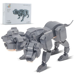 Three Headed Hellhound Building Block Model Toy
