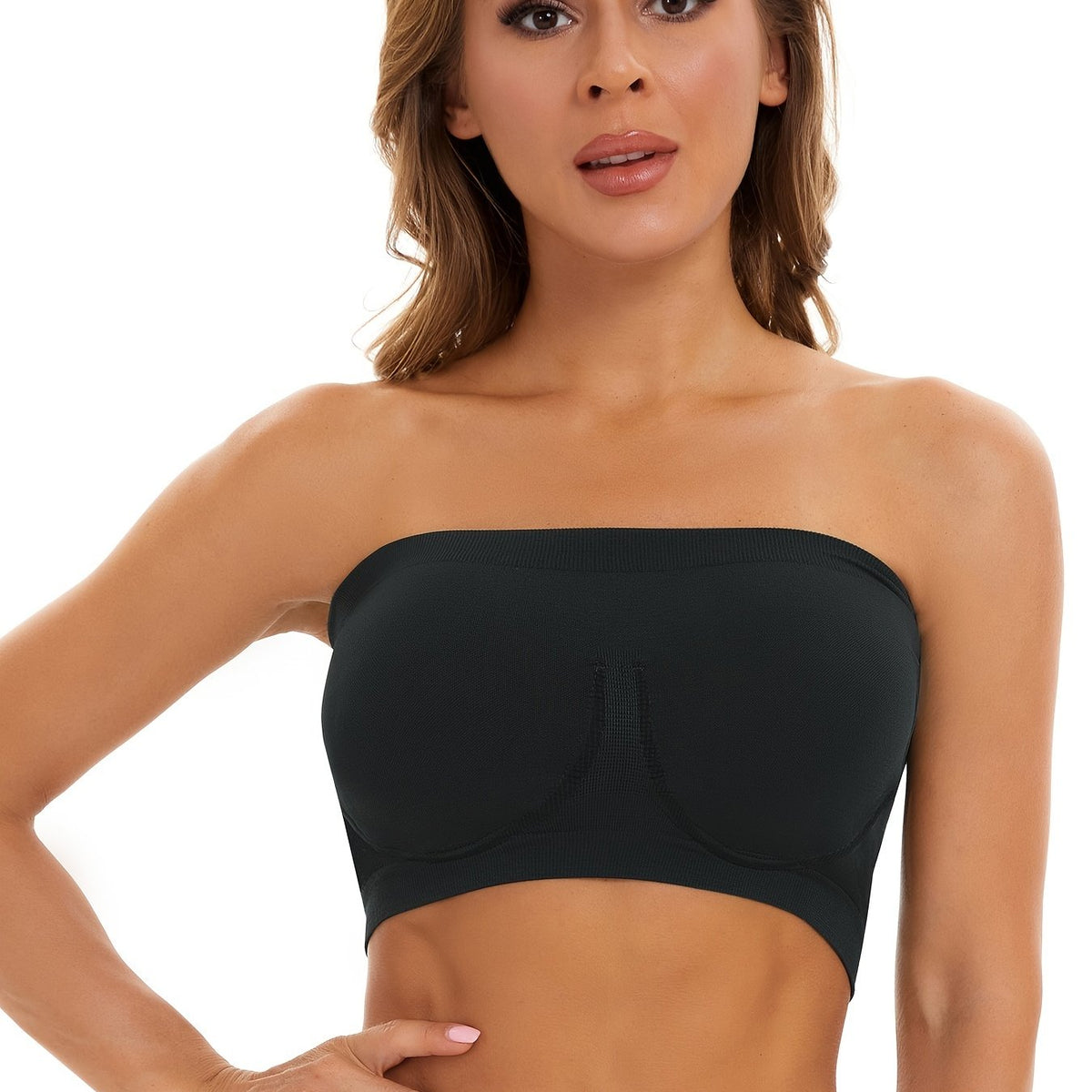 Strapless Seamless Underwire Tube Bra Wrap Chest Lingerie