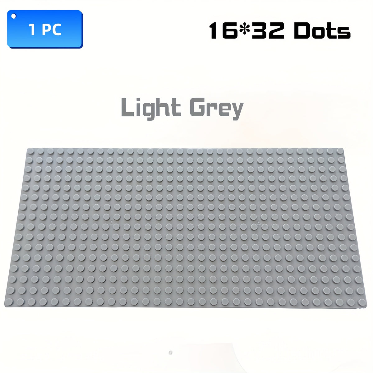 32x16 Dots Building Bricks Baseplate - Durable Base for Toys